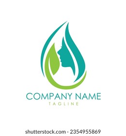 This is beautiful lady logo design