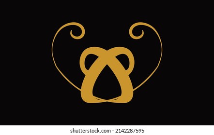 This is a beautiful logo where you can use it as your brand. You can also use it as an ornament in your design. It has a vintage style and a floral shape so it will be elegant for your product.