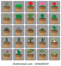 This is a beautiful set of cactus drawings, which is very nice and suitable for any documents, presentation, designs, websites, posters, videos and anything cactus relevant.