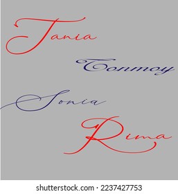 
This is a beautiful signature logo designed in Illustrator