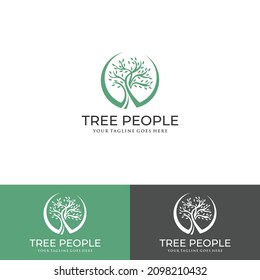 This beautiful tree logo vector Tree Circle is a symbol of life, beauty, growth, strength and good health.