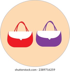 This is a beautiful vector art such a beautiful hand bag