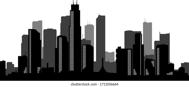this is a beautiful vector illustration of a city