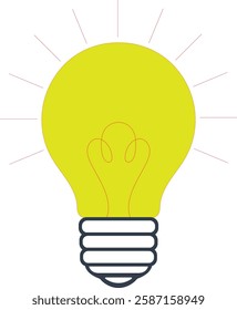 This is a beautiful Vector Illustration, Electric Bulb Design can be used in Educational  and Technical Books.