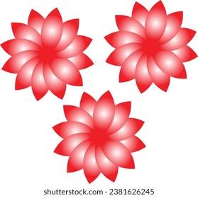 Esta es una hermosa imagen vectorial con diseño de flores