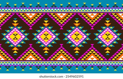 Este padrão lindamente trabalhado desenha em formas triangulares, misturando precisão geométrica com um toque moderno.