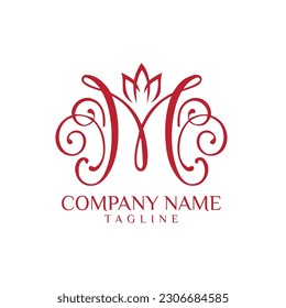 Este es el diseño del logotipo de la belleza