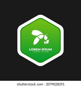 this is a bee logo, this logo is suitable for businesses in the field of honey or others, related to bees or honey, this logo is also suitable for those of you who run a home business