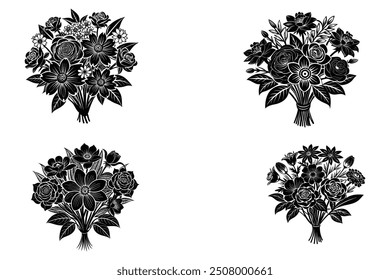 This is bela flowers vector illustration