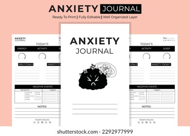 This is best anxiety journal kdp interior perfect for your planning that you want.