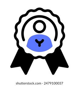 Este icono de Mejor empleado es adecuado para empleado, empleo, trabajador, etc.