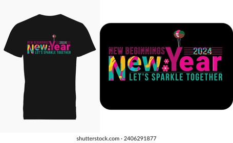 This is a best happy new year t shirt design