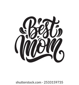 Este diseño de Vector de silueta "Best Mom" presenta una tipografía limpia y minimalista en un estilo moderno. El texto cursivo elegante se presenta en un formato elegante y simple, lo que lo hace perfecto para regalos, tarjetas, o