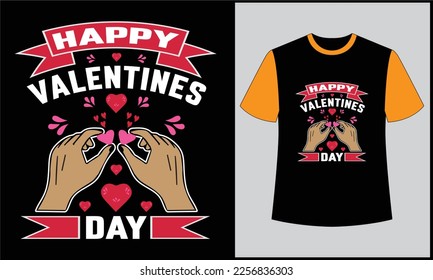This is best t-shirt. this is happy valentines day illustration ribon vector t Shirt design. most popular design. best selling design, top trending design.
