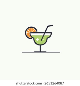 Este logotipo da barra de bebidas apresenta um design elegante e moderno que captura a essência do refresco e estilo. Um vidro estilizado com estilhaços vibrantes simboliza criatividade e gosto.