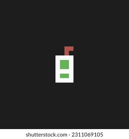 this is beverage icon in pixel art with black background ,this item good for presentations,stickers, icons, t shirt design,game asset,logo and your project.