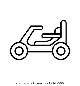Este es un icono de bicicleta, uno de los iconos del conjunto de iconos del día internacional de los niños.
