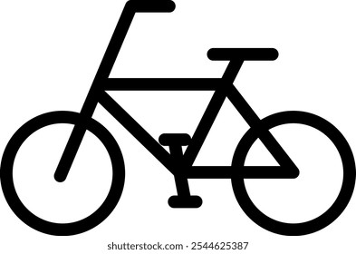 This is a bicycle silhouette icon.