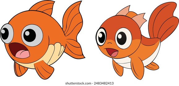 this is a Big Eyed Squirrel Fish design ,animal vector design with eps format