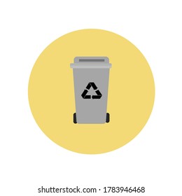 This is a bin and recycle symbol. 