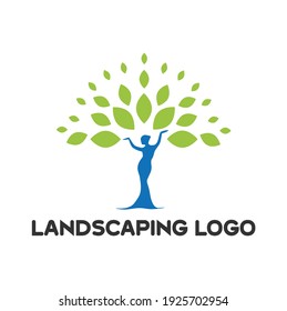 This is Biotech Logo design. One Tree, leaves, Woman Symbols in there design.