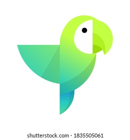 this is a bird macaw logo