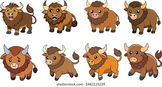 This is a Bison design ,animal vector design  with high quality eps format 