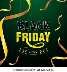 this Black Friday banner bursts with urgency and style. Ideal for e-commerce brands, promotional campaigns, and seasonal advertising that needs to convert fast