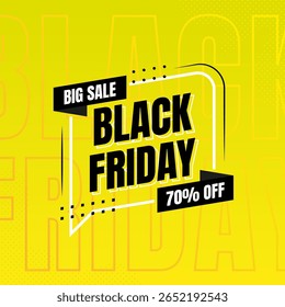 este Anuncio del Black Friday irrumpe con urgencia y estilo. Ideal para marcas de comercio electrónico, campañas promocionales y publicidad estacional que necesita convertirse rápidamente