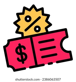 This Black Friday icon is suitable for Black Friday, shopping, ecommerce, etc.