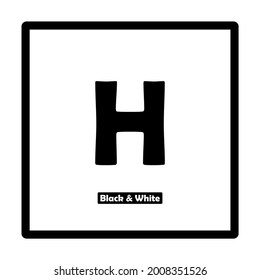 this is a black white hospital logo icon illustration vector