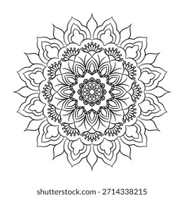 This black and white vector illustration is easy to resize and perfect for print on demand, textile design, or crafting projects.