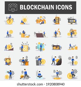 
This Blockchain Icon pack can be used on the website or anything.