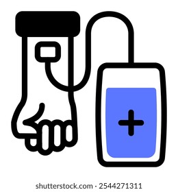 Este icono de donante de sangre es adecuado para voluntarios, ayuda humanitaria y personas, etc.