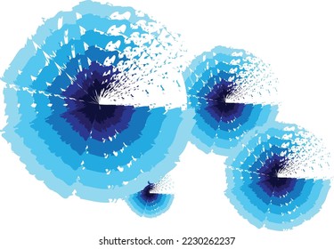 Este es un diseño de ilustración de fondo azul abstracto, fondo azul, color del mar, fresco


