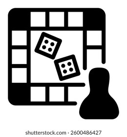 This Board game icon is suitable for School, Education, Edutainment, etc