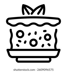 This Bobotie icon is suitable for Africa, Africa Day, etc