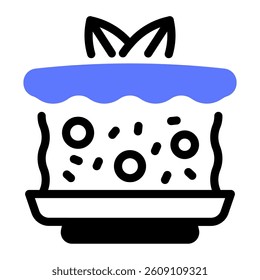 This Bobotie icon is suitable for Africa, Africa Day, etc