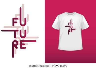 This bold, minimalist design of the word 'Future' speaks to a world of innovation and progress. Wear it as a statement of your optimism for what's to come.