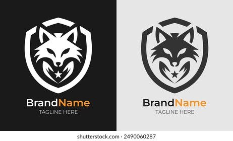 This bold and striking angry fox logo is perfect for any brand looking to convey strength and determination. The simple yet fierce design makes it versatile for various applications