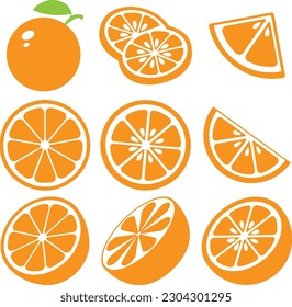 This bold and vibrant orange vector silhouette design is the perfect addition to any creative project.