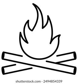 This bonfire icon is usually for autumn celebrations and can also be used for various things, it can also be used for clothing designs, greeting cards, room designs, backgrounds, and various others.