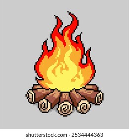 ESTA É A ARTE DE PIXELS BONFIRE 