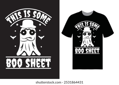 This Is Boo Sheet Ghost funny Halloween Costume Men Women T-Shirt