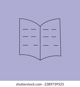 das ist ein Buch-Icon-Design