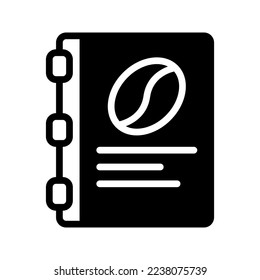 this is a book menu icon
icon with semi solid and pixel perfect style
this is one of the icons from the icon sets with Cafe theme