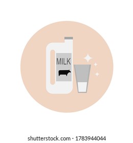 This is a bottle of cow's milk.