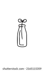 This is a bottle logo that is suitable for design and wall display