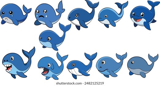 This is a Bowhead Whale design ,animal  vector design  with eps format 