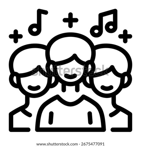 This Boy band (boy) icon is suitable for South Korean Culture.